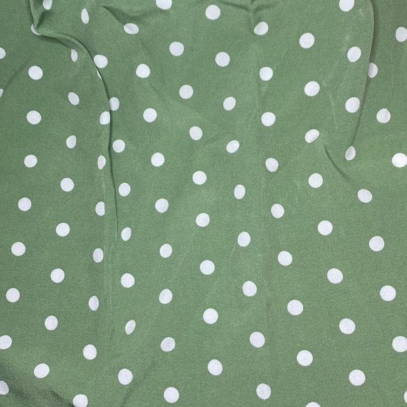 Women's Fashion Summer Round Neck Polka Dot Print Short Sleeve Casual Tops - Picture 3 of 6